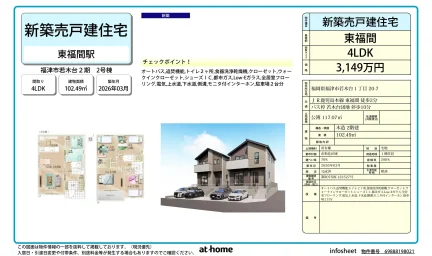 Brand New 4LDK House Near Station in Wakagidai 0