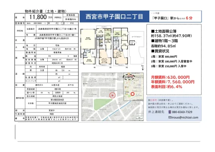 Charming Property Near Station in Koshienguchi 0