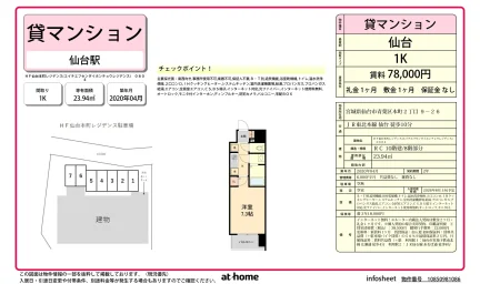 ＨＦ仙台本町レジデンス 0