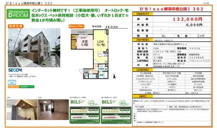 D'Bless 横浜岸根公園Ⅰ 302 302号 0