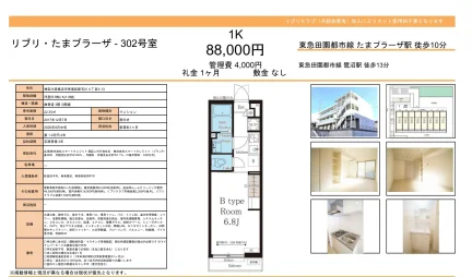 リブリ・たまプラーザ 302号 0