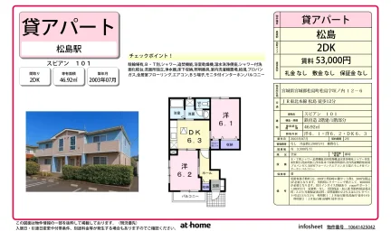 2DK Condo in Matsushima 0