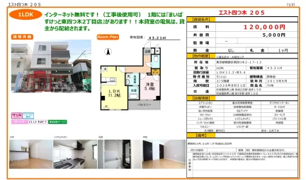 エスト四つ木 205号 0