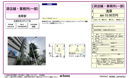 ハン六東京本店ビル 1階~2階部分 0