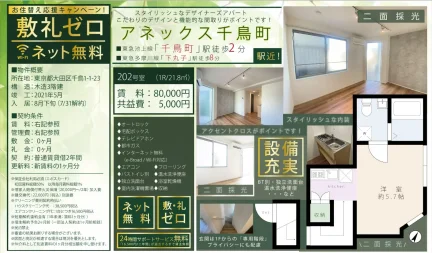 アネックス千鳥町 202号 0