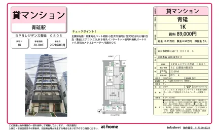 Modern Studio Condo Near Station in Aoto 0