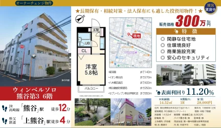 Charming Studio Condo Near Station in Hongoku 0
