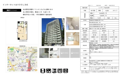 レジディア仙台本町 401号 0
