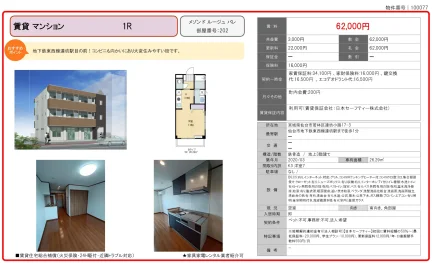 メゾンドルージュ バレ 202号 0