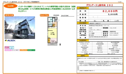 グランアージュ泉中央 202 202号 0
