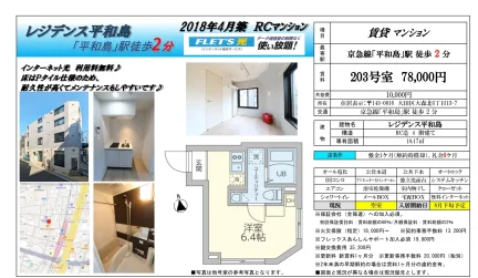 レジデンス平和島 203号 0