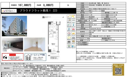 プラウドフラット鶴見 223号 0