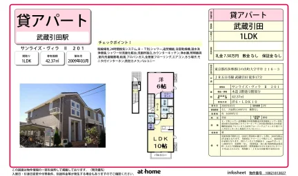 1LDK Condo in Hirai 0