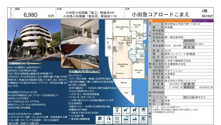 小田急コアロードこまえ 4階 0