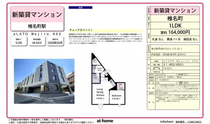 Brand New 1LDK Condo Near Station in Mejiro 0