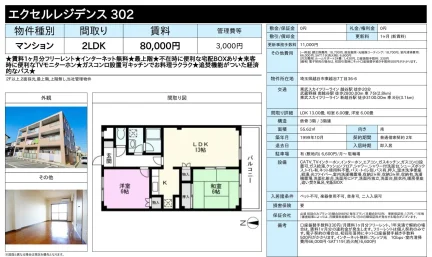 エクセルレジデンス302 302号 0