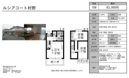 ルシアコート村野 108号 0