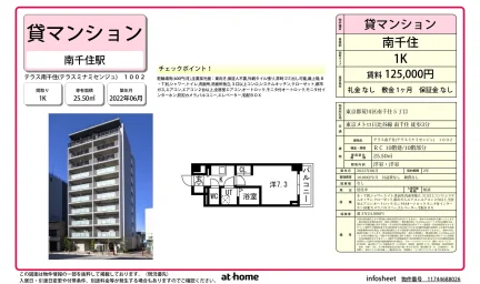 Modern Studio Condo Near Station in Minamisenju 0