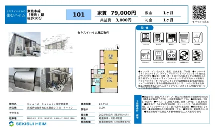 Grand Espoir 長町壱番館 101号 0