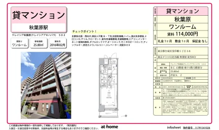 Modern Studio Condo in Asakusabashi 0
