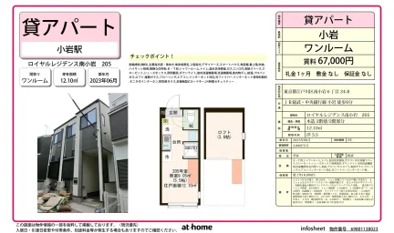 Modern Studio Condo in Minamikoiwa 0