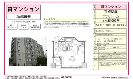 Studio Condo Near Station in Senju akebonocho 0