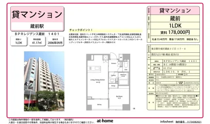 1LDK Condo Near Station in Kuramae 0
