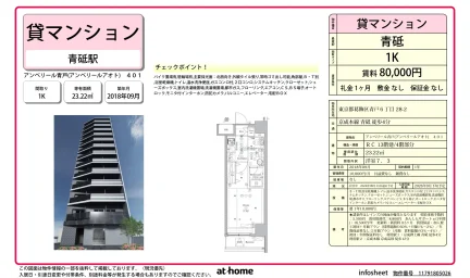 Modern Studio Condo Near Station in Aoto 0