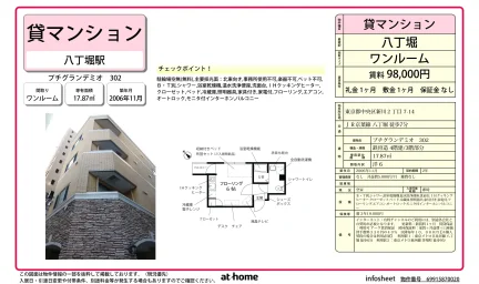 Studio Condo Near Station in Shinkawa 0