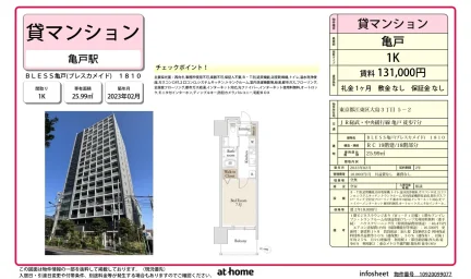 Modern Studio Condo Near Station in Ojima 0