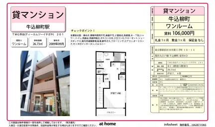 Studio Condo Near Station in Ichigayayakuojimachi 0
