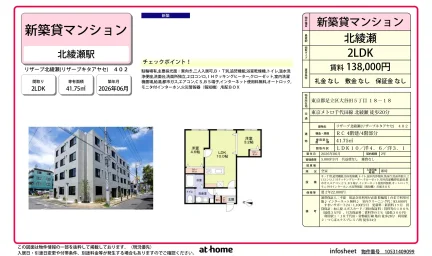 Brand New 2LDK Condo in Chuohoncho(3-5-chome) 0