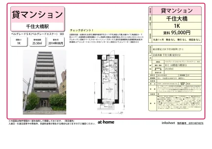 Studio Condo Near Station in Senju kawaracho 0