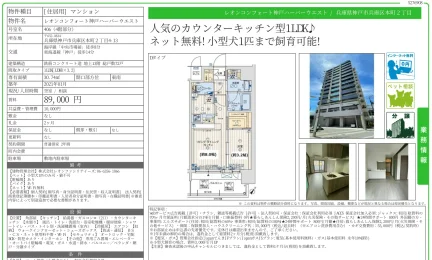 レオンコンフォート神戸ハーバーウエスト 406号 0