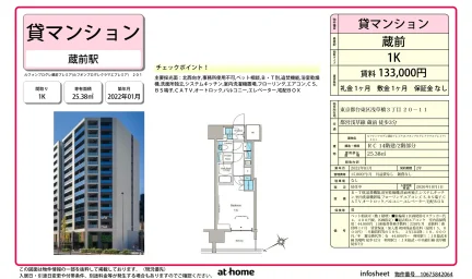 Modern Studio Condo Near Station in Asakusabashi 0