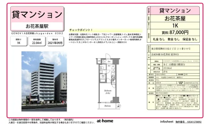 Modern Studio Condo in Shiratori 0