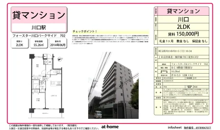 2LDK Condo in Higashikawaguchi 0