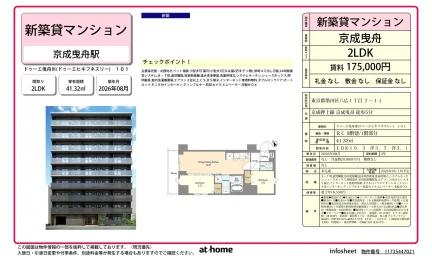 Brand New 2LDK Condo Near Station in Yahiro 0