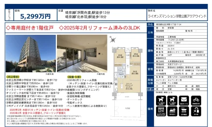 ライオンズマンション浮間公園アクアウインド 1号 0