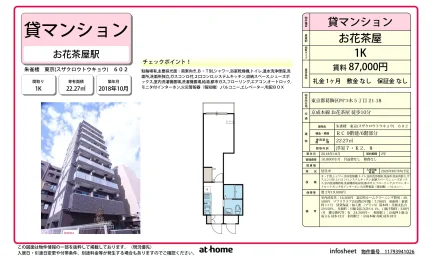 Modern Studio Condo in Higashiyotsugi 0