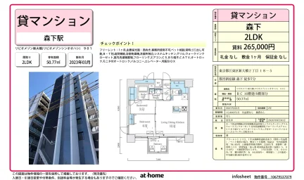 Modern 2LDK Condo Near Station in Shinohashi 0