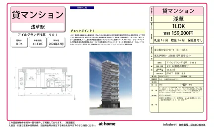 Brand New 1LDK Condo in Imado 0
