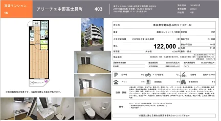 アリーチェ中野富士見町 1403 0