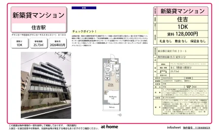 Brand New 1DK Condo in Mori 0
