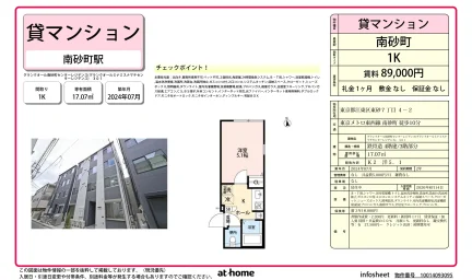 Brand New Studio Condo in Higashisuna 0