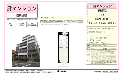 Studio Condo Near Station in Nishimagome 0