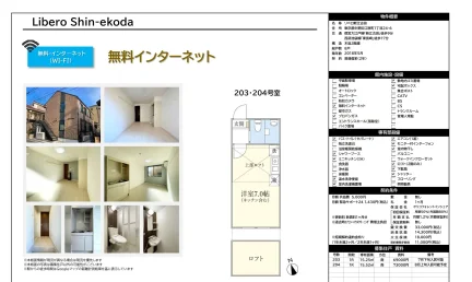 リベロ新江古田 203号 0