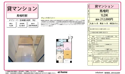 1LDK Condo Near Station in Nihombashihisamatsucho 0