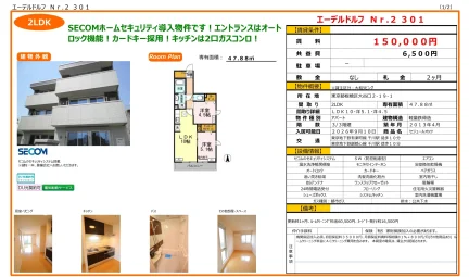 セジュールオッツ 301号 0
