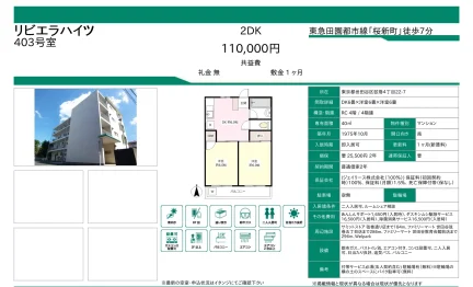 リビエラハイツ 403号 0